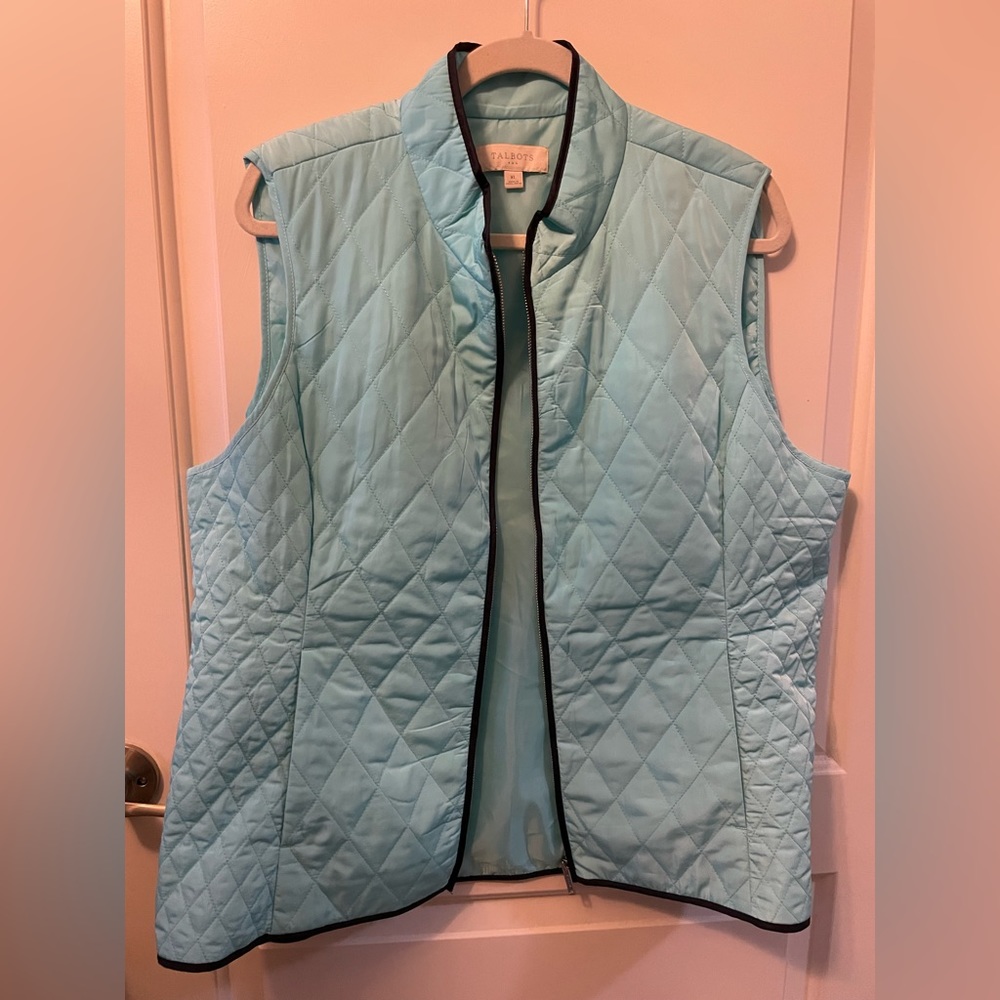Talbots Turquoise Vest